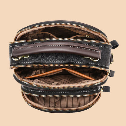 🔥Livraison gratuite🔥Classic multifunctional bag in PU with compartments and adjustable wide shoulder strap.
