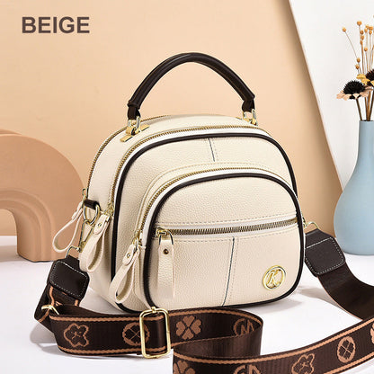 🔥Livraison gratuite🔥Classic multifunctional bag in PU with compartments and adjustable wide shoulder strap.