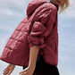 Manteau ample et chaud à capuche pour femmes