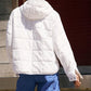 Manteau ample et chaud à capuche pour femmes