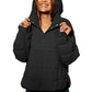 Manteau ample et chaud à capuche pour femmes