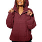 Manteau ample et chaud à capuche pour femmes
