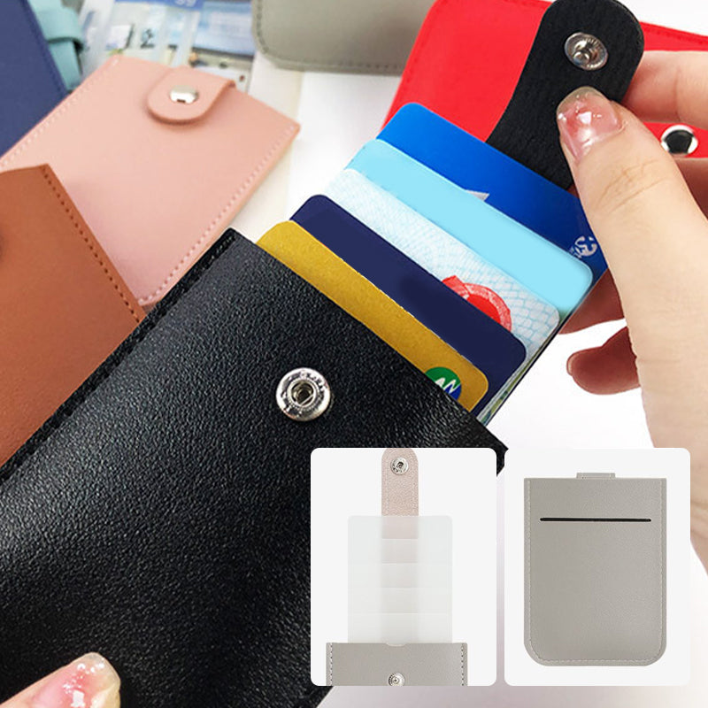 💥ACHETEZ-EN 1，OFFREZ-EN 1 ! Soldes 2026🔥 - Porte-cartes minimaliste et fin, fabriqué en cuir PU durable 🎁✨