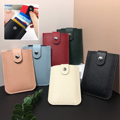 💥ACHETEZ-EN 1，OFFREZ-EN 1 ! Soldes 2026🔥 - Porte-cartes minimaliste et fin, fabriqué en cuir PU durable 🎁✨