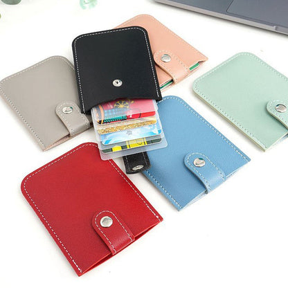 💥ACHETEZ-EN 1，OFFREZ-EN 1 ! Soldes 2026🔥 - Porte-cartes minimaliste et fin, fabriqué en cuir PU durable 🎁✨