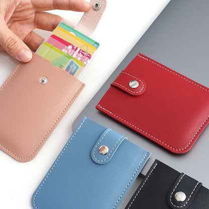 💥ACHETEZ-EN 1，OFFREZ-EN 1 ! Soldes 2026🔥 - Porte-cartes minimaliste et fin, fabriqué en cuir PU durable 🎁✨