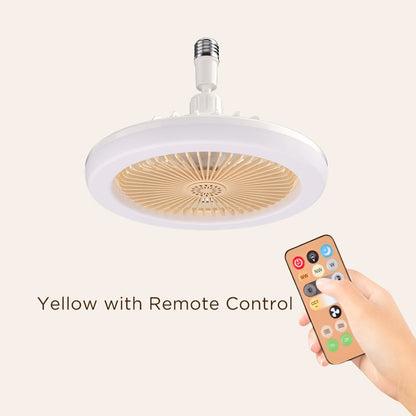 Ventilateur de plafond aromathérapie avec lumière et télécommande