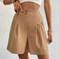 Short d'Été à Taille Haute et à Jambe Large pour Femmes