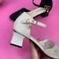 Chaussures Élégantes et Respirantes à Talon Mi-Haut pour Femmes