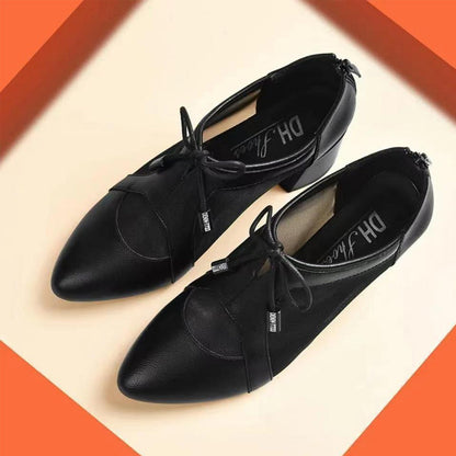 Chaussures en Maille et Faux Cuir à Semelle Souple