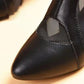 Chaussures en Maille et Faux Cuir à Semelle Souple
