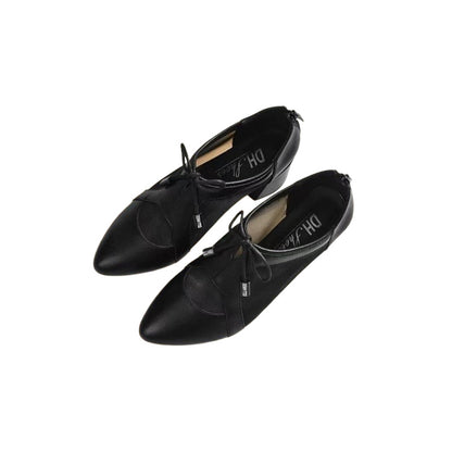 Chaussures en Maille et Faux Cuir à Semelle Souple