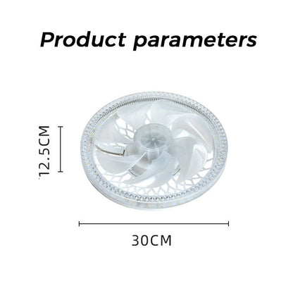 🎒🛌OFFRE LIMITÉE 50% DE RÉDUCTION! Ventilateur Lumineux Portable avec Col Réglable – Se Fixe ou Se Pose, Batterie Rechargeable – Brise Douce & Lueur Chaude pour Chevet, Dortoir ou Camping-Car 🚐🌌