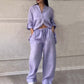 🌿🔥Nouveau Printemps 2025 Soldes - 49%OFF🌿🔥Ensemble 2 pièces pour femmes Chemise boutonnée et pantalon