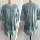 Robe élégante en dentelle à manches mi-longues et col en V pour femmes