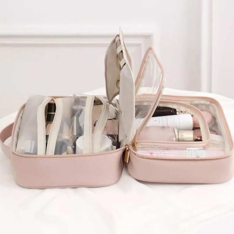 🔥Ventes chaudes - 49% de réduction⏳Trousse de toilette et de cosmétique à compartiments multiples