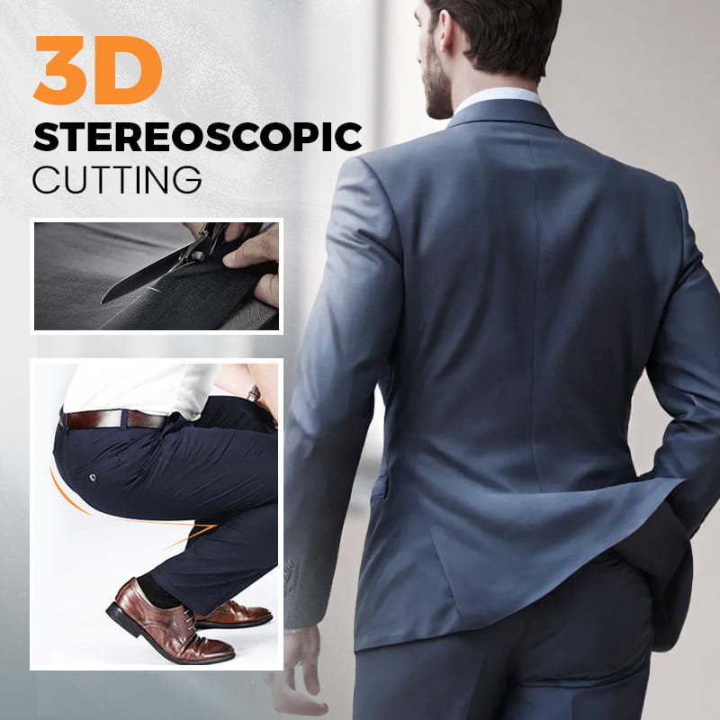 Pantalon habillé extensible Flowos pour homme