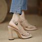 💥50% de réduction pour un temps limité👠Sandales à talons hauts et orteils ouverts