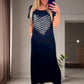 Robe Longue T-shirt avec Fentes Latérales