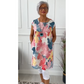 🦋 50% DE RÉDUCTION! 👗 Robe ample à longueur de genou imprimé papillon – Légère, fluide & romantique – Parfaite pour l'été et les journées douces ☀️