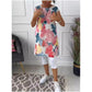 🦋 50% DE RÉDUCTION! 👗 Robe ample à longueur de genou imprimé papillon – Légère, fluide & romantique – Parfaite pour l'été et les journées douces ☀️