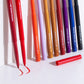 Ensemble de 20 Crayons d'Eyeliner Imperméables et Multicolores de Longue Tenue
