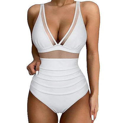 👙Badeanzug en Maille Pour le Contrôle du Ventre🏝️