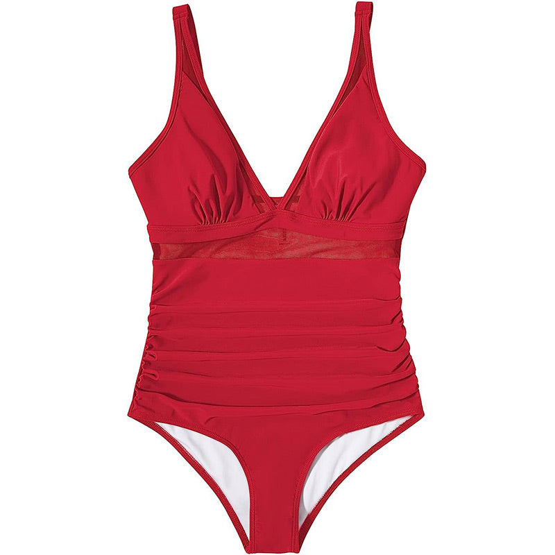 👙Badeanzug en Maille Pour le Contrôle du Ventre🏝️