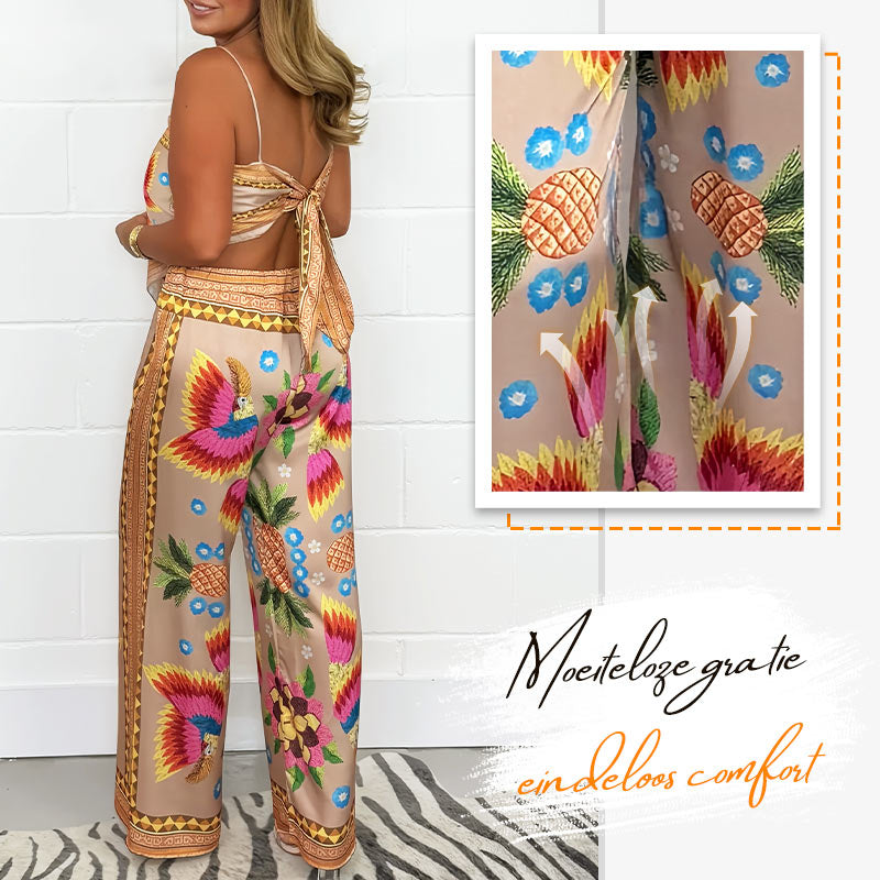 🌺 2026 Hot Sale 🌺Ensemble 2 pièces à imprimé exotique pour femme