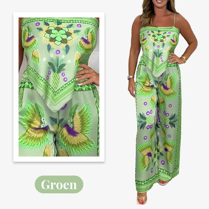 🌺 2026 Hot Sale 🌺Ensemble 2 pièces à imprimé exotique pour femme