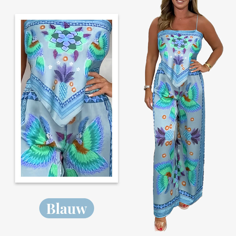 🌺 2026 Hot Sale 🌺Ensemble 2 pièces à imprimé exotique pour femme