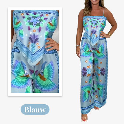 🌺 2026 Hot Sale 🌺Ensemble 2 pièces à imprimé exotique pour femme