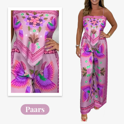 🌺 2026 Hot Sale 🌺Ensemble 2 pièces à imprimé exotique pour femme