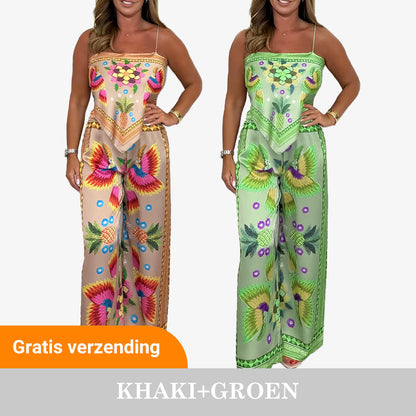 🌺 2026 Hot Sale 🌺Ensemble 2 pièces à imprimé exotique pour femme