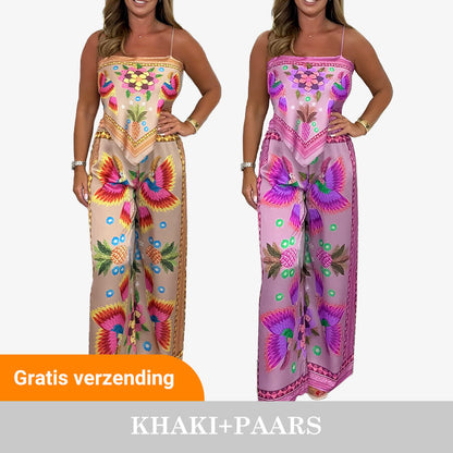 🌺 2026 Hot Sale 🌺Ensemble 2 pièces à imprimé exotique pour femme