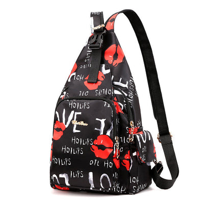 Sac à dos imprimé multifonctionnel, léger et imperméable