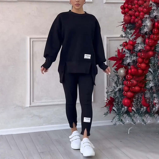 📢📢50 % de réduction !!!  ✨Ensemble Sweat-Shirt Et Leggings Décontractés Pour Femmes