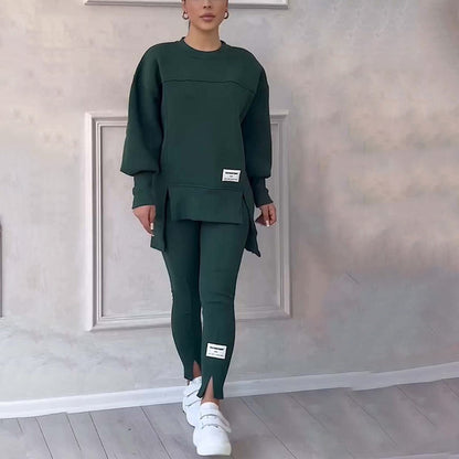 📢📢50 % de réduction !!!  ✨Ensemble Sweat-Shirt Et Leggings Décontractés Pour Femmes