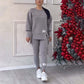 ✨Ensemble Sweat-Shirt Et Leggings Décontractés Pour Femmes