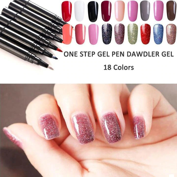💅🔥 Stylo gel manucure 3-en-1 multifonction pratique pour déco ongles design précis application facile ✨