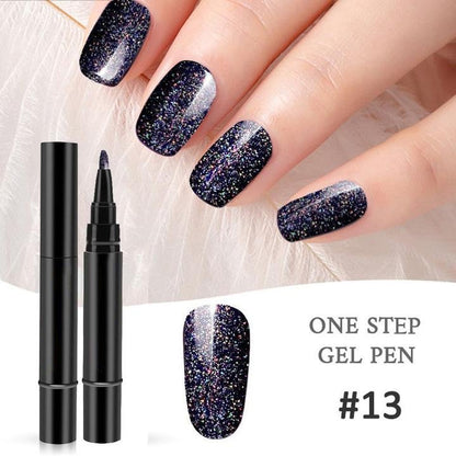 💅🔥 Stylo gel manucure 3-en-1 multifonction pratique pour déco ongles design précis application facile ✨