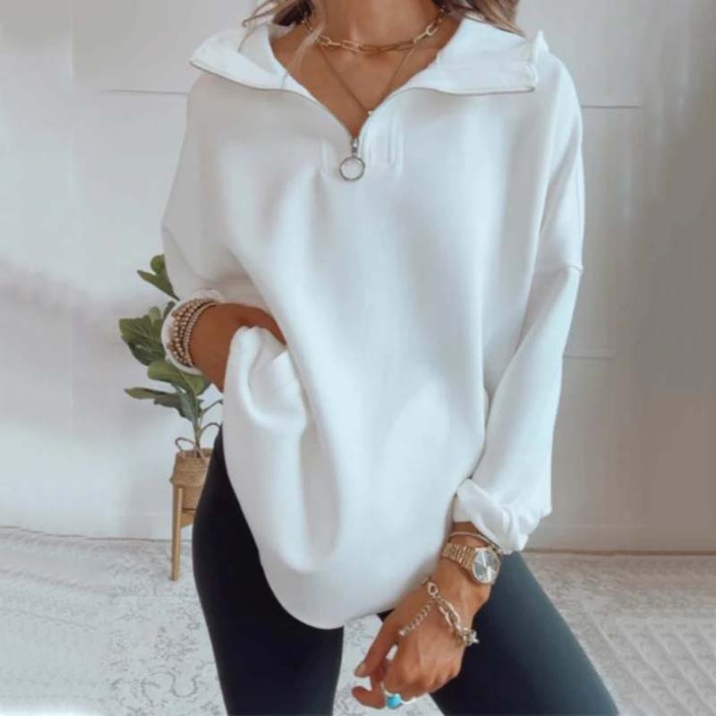 Sweat à Capuche Zippé Chic et Douillet pour Femmes