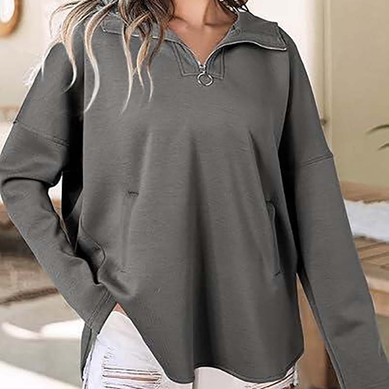 Sweat à Capuche Zippé Chic et Douillet pour Femmes