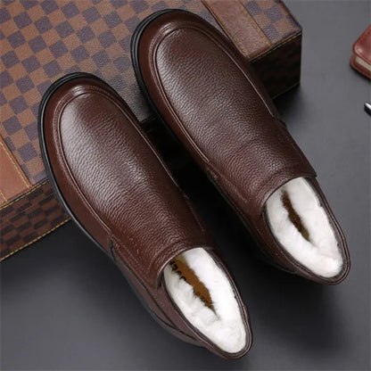 Mocassins d'Affaires Doublés pour Hommes