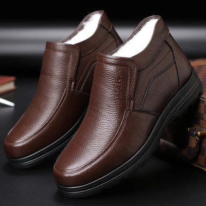 Mocassins d'Affaires Doublés pour Hommes
