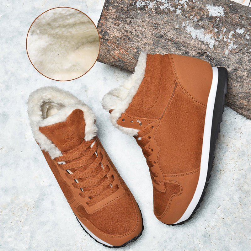 🔥20% sur la deuxième paire de chaussures 🎁Cadeau idéal - Chaussures d'hiver unisexes en fausse peluche et épaisses