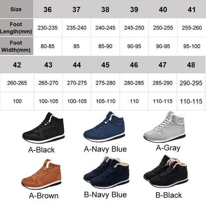 🔥20% sur la deuxième paire de chaussures 🎁Cadeau idéal - Chaussures d'hiver unisexes en fausse peluche et épaisses