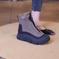 Bottes de neige chaudes et imperméables avec fermeture éclair pour femmes