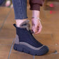 Bottes de neige chaudes et imperméables avec fermeture éclair pour femmes