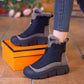 Bottes de neige chaudes et imperméables avec fermeture éclair pour femmes